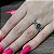 Anel Feminino Vintage Prata 925 Topázio Místico - M006 - Imagem 2