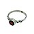 Anel Prata 925 Infinito Pedra Granada Charms - G009 - Imagem 3