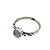 Anel Prata 925 Infinito Pedra da Lua Charms - L007 - Imagem 3
