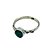 Anel Prata 925 Infinito Pedra Esmeralda Charms - E004 - Imagem 3