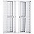 PORTA BALCÃO 6 FOLHAS ALUMÍNIO BRANCO LINHA PREMIUM - Imagem 1