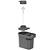 Dispenser para Detergente e Organizador Trium - 650ml - Imagem 7