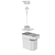 Dispenser para Detergente e Organizador Trium - 650ml - Imagem 9