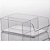 Organizador Diamond com Divisórias Cristal | 28 x 18 x 9 cm - 884 - Imagem 3