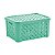 Cesta Organizadora Rattan com Tampa - G - 711 - Imagem 9