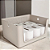 Cesto Organizador Flow c/ abertura Frontal - 16L - Imagem 2
