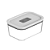 Pote de Vidro Hermético Fresh Lock Branco - 725ml - Imagem 1
