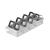 Organizador de Temperos Clear Branco - 9 Peças - Imagem 1