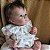 Bebê Reborn 42 centímetros Cabelo Enraizado Super Realista - Imagem 2