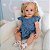 Boneca Reborn Modelo 2024 Loira Corpo 100% Silicone - Imagem 1
