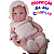 Boneca Reborn Prematuro 100% Silicone Sólido 35 Centímetro - Imagem 1