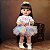 Boneca Reborn Cabelos Longos Corpo de Silicone - Imagem 3