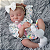 Boneca Reborn Dormindo Corpo de Silicone - Imagem 2