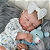 Boneca Reborn Dormindo Corpo de Silicone - Imagem 1