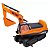Trator Escavadeira Infantil Gigante Giant Escavator Roma Brinquedo Retroescavadeira - Imagem 4