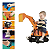 Trator Escavadeira Infantil Gigante Giant Escavator Roma Brinquedo Retroescavadeira - Imagem 3
