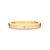 ALIANÇA MINIMAL QUADRADA COM DIAMANTE E OURO 18K - Imagem 2