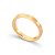 ALIANÇA MINIMAL QUADRADA COM DIAMANTE E OURO 18K - Imagem 1