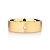 ALIANÇA FLAT COM DIAMANTE E OURO 18K - Imagem 2