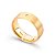 ALIANÇA FLAT COM DIAMANTE E OURO 18K - Imagem 1