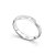 ALIANÇA SALVADOR OURO BRANCO 18K - Imagem 2