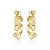BRINCO FOLHAS MAXI EM BANHO DE OURO - Imagem 1