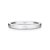 ALIANÇA MINIMAL QUADRADA OURO BRANCO 18K - Imagem 1