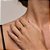 ANEL AFETO MINI COM BRILHANTE NEGRO EM OURO 18K - Imagem 2