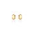 PIERCING  MINIMAL EM BANHO DE OURO 18K - Imagem 1