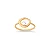 ANEL NINHO EM BANHO OURO 18K - Imagem 1