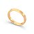 ALIANÇA MINIMAL QUADRADA OURO 18k - Imagem 3