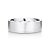 ALIANÇA FLAT OURO BRANCO 18K - Imagem 1
