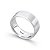ALIANÇA FLAT OURO BRANCO 18K - Imagem 3