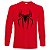 Camiseta Manga Longa Homem Aranha cor Vermelha - Imagem 1