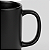 Caneca Reta Preta Personalizada c/ 1 Cor - Imagem 4