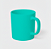 Caneca Reta Verde Personalizada c/ 1 Cor - Imagem 2