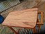 Carrinho de apoio para churrasco - Em madeira maciça, com tábua de corte - Imagem 2