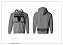 Jaqueta Moletom Ziper Capuz Truckyeah Estampada Ash Grey (Feminino) - Imagem 1