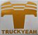 Adesivo Refletivo Truckyeah T Gold 10cm - Imagem 1