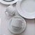 10 Xícaras Chá C/ Pires Cilíndrica Porcelana Schmidt - Imagem 5