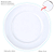 12 Pratos Rasos Luxo Versa Porcelana Germer 2a Linha 28cm - Imagem 2