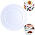 12 Pratos Rasos Luxo Versa Porcelana Germer 2a Linha 28cm - Imagem 1