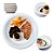 Kit 40 Pratos Raso Protel Porcelana Schmidt - Imagem 1