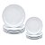 Conjunto 8 Pratos Rasos 8 Sobremesa Iguaçu Porcelana Germer - Imagem 1