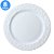 Jogo 8 Pratos Rasos Tassel Porcelana Germer - Imagem 1