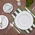 6 Pratos Rasos 6 Fundos 6 Sobremesa Cilíndrica Porcelana Schmidt - Imagem 2