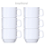 24 Xícaras Chá C/ Pires 200ml Cilíndrica Porcelana Schmidt - Imagem 2