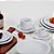 24 Xícaras Chá C/ Pires 200ml Cilíndrica Porcelana Schmidt - Imagem 5