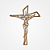 Aplique mdf - Crucifixo Estilizado - Imagem 4