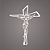 Aplique mdf - Crucifixo Estilizado - Imagem 3